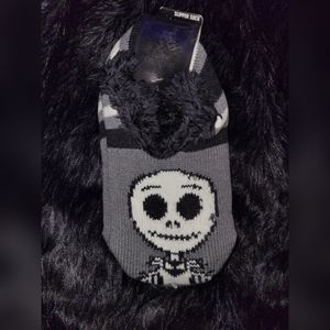 Jack Skellington Slipper Socks Size 9 - 11